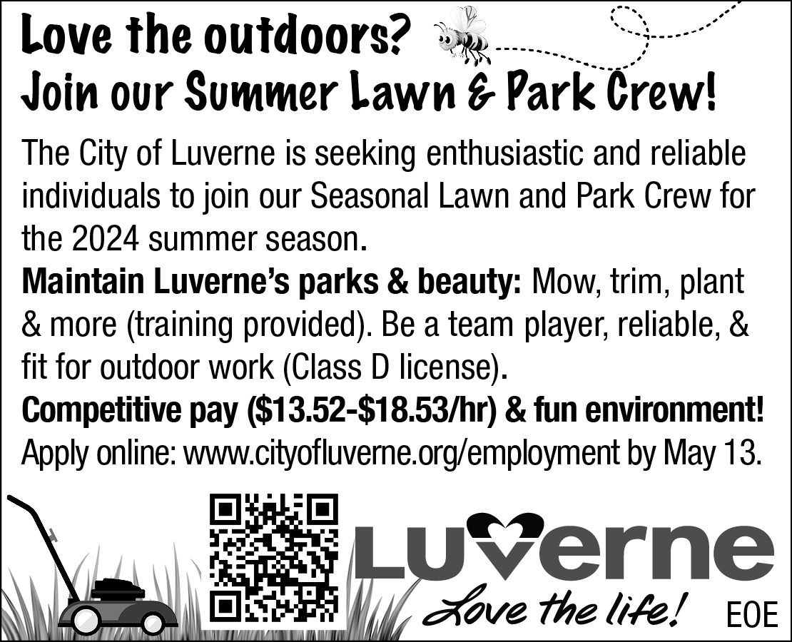 City of Luverne - Summer Lawn & Park Crew