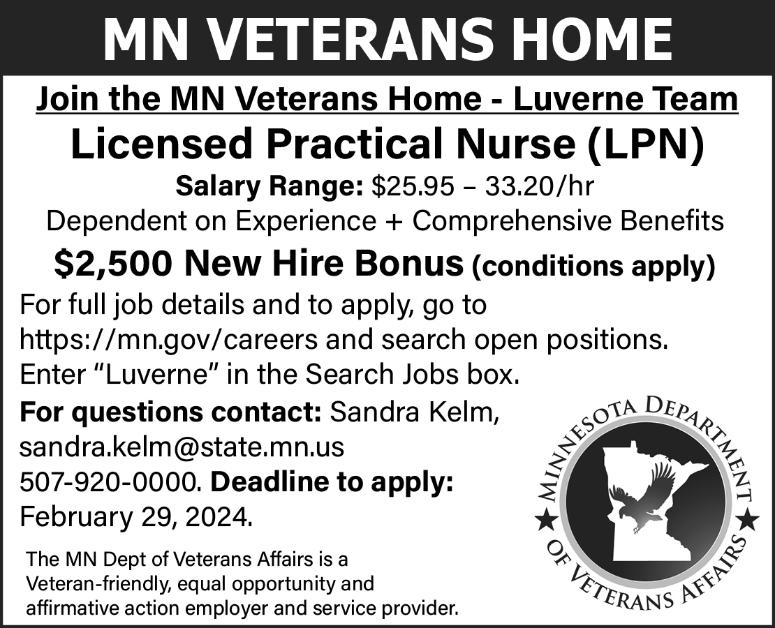 MN Vets Home - LPN