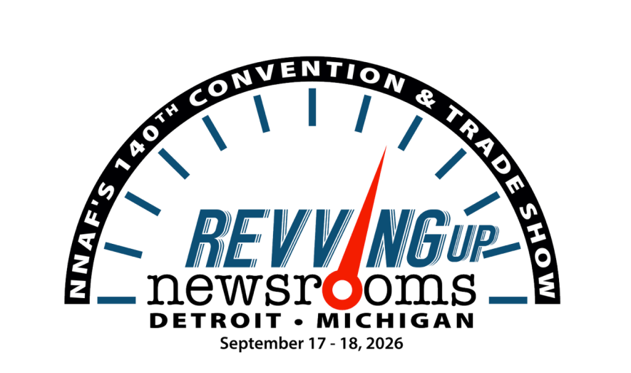 Revving up Newsrooms logo design