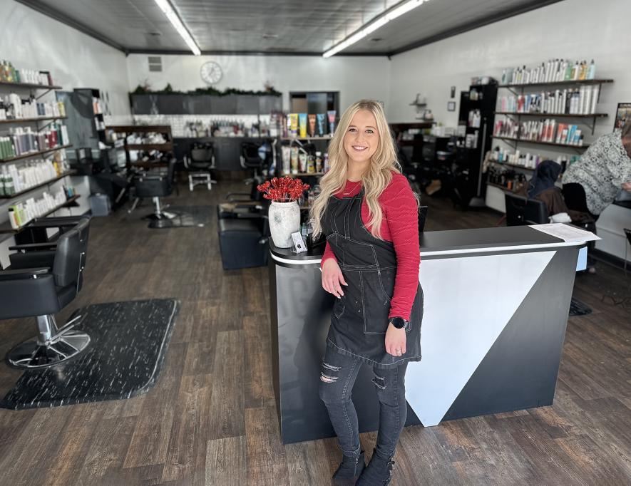 Kathryn Hart purchased Sincerely Yours from Felicia Hanson in downtown Luverne and opened Hart Beauty Lounge on July 1. Lori Sorenson/Rock County Star Herald Photo