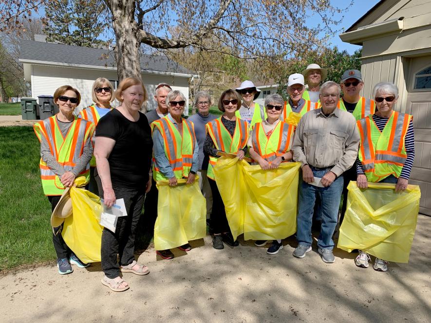 Pictured are (front row, from left) Beryl Haugen, Barb Tweet, Suanne Ohme, Rhonna Jarchow, Larry Nelson, Sue Dispanet, (back) Diane Jauert, Carol Serie, Chuck Tweet, Carol McDonald, Carol Morgan, Keith Erickson, Rich Morgan and Pat Baustian. Not pictured is Carol Svingen. Submitted Photo
