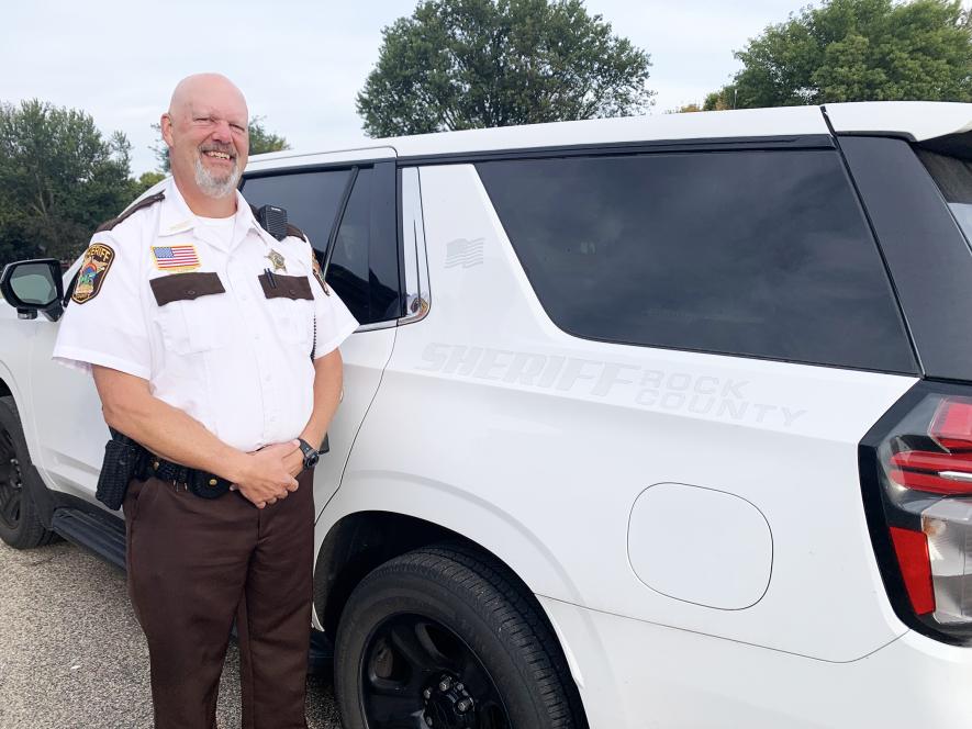 Evan Verbrugge retires as Rock County Sheriff on Tuesday, Sept. 30, having served the third-longest term of the 14 previous sheriffs, dating back to 1871. He was sheriff for 19 years. Mavis Fodness/Rock County Star Herald Photo