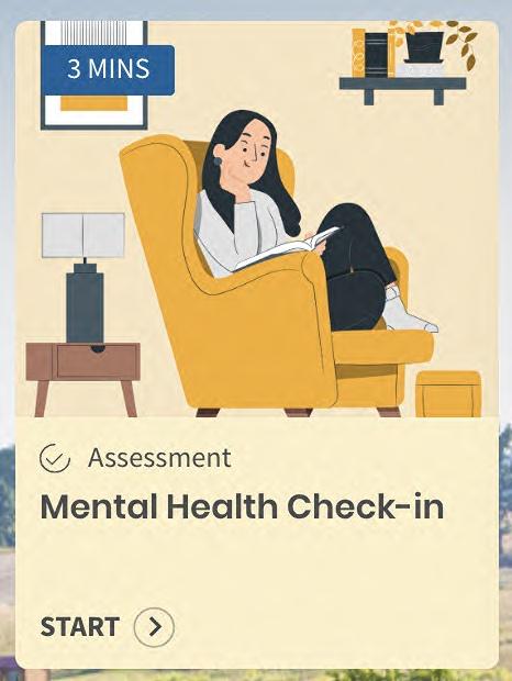 Visitors to swmn.crediblemind.com can take a 3-minute self assessment to check their wellbeing as well as read resources for tips on how to improve their mental health.