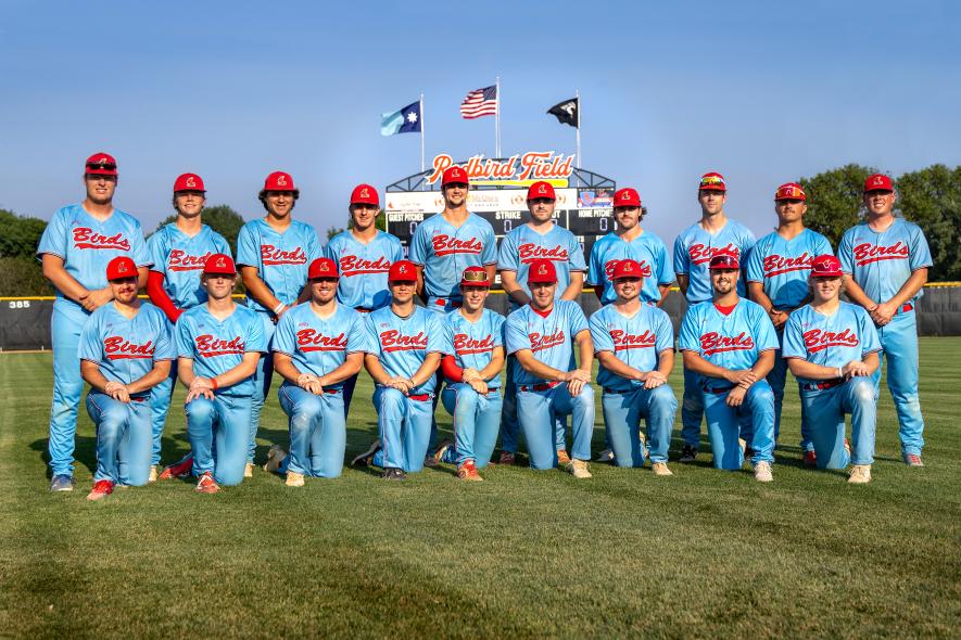 Luverne Redbirds team members are (front, left) Will Serie, Maddux Domagala, Ethan Beyer, Alex Schlosser, Blake Sauer, Casey Sehr, Cade Wenninger, Riley Sneller, Elliot Domagala, (back) Layke Miller, Josh Hansen, Landon Ahrendt, Carter Sehr, Jake Haugen, Ben Serie, Isaac Bonner, Derek Lundgren, Braydon Ripka and Skyler Wenninger. Not pictured: Mark Sterrett and Jacob Stroh.