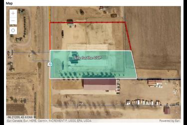 A cannabis microbusiness retail facility is planned at 1551 South Kniss Ave. just north of Busse Plumbing and Heating.
