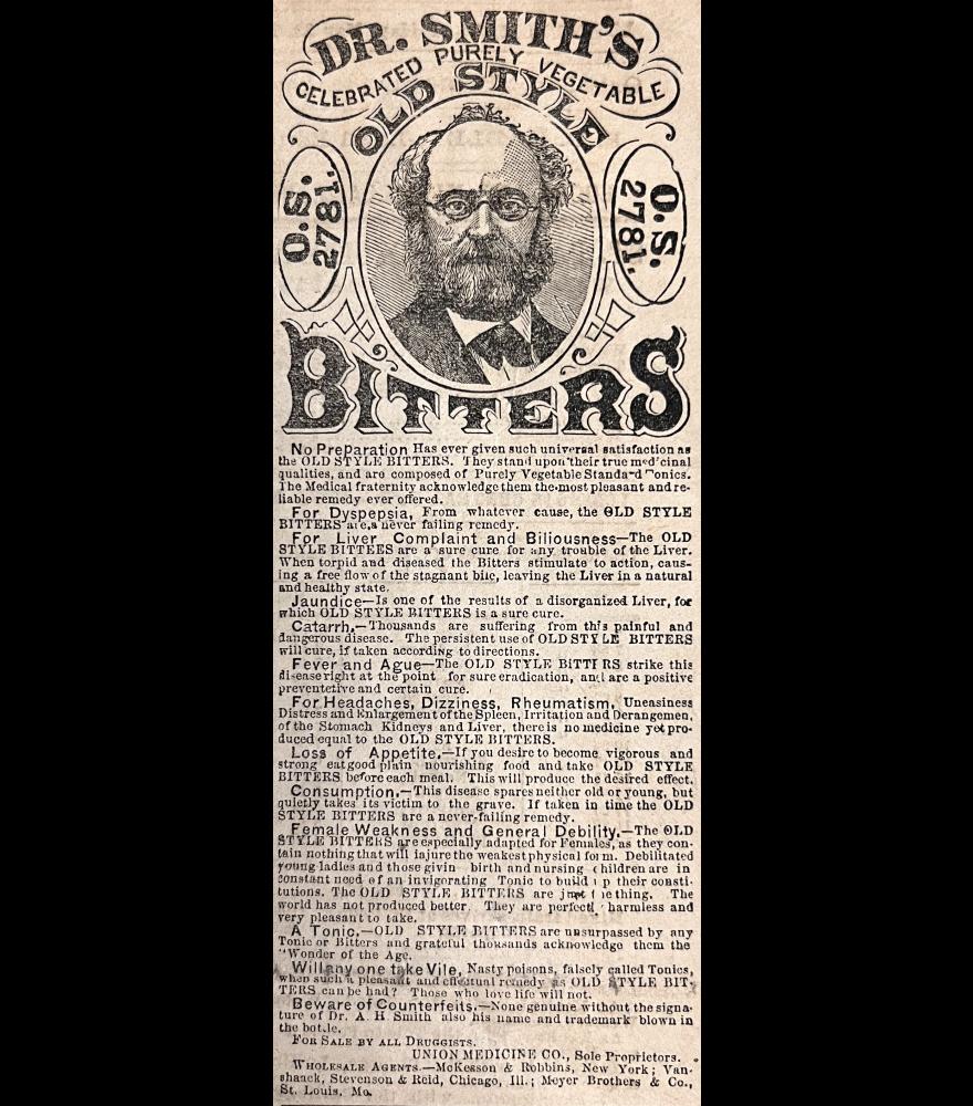 Dr. Smith's Old Style Bitters